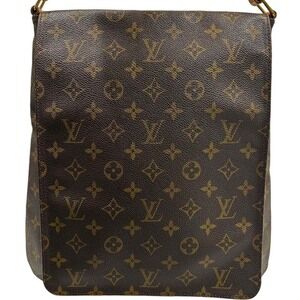 Louis Vuitton Musette Monogram Bag Brown Shoulder